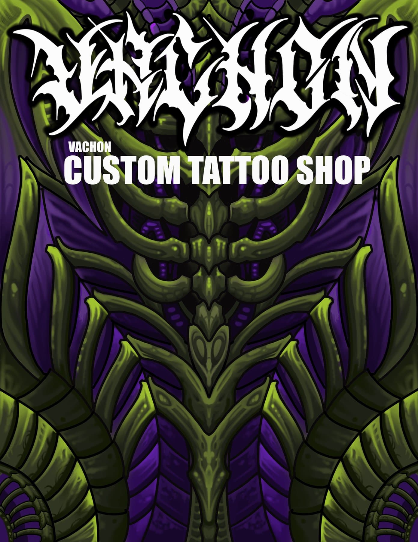 Vachon Custom Tattoo Shop logo